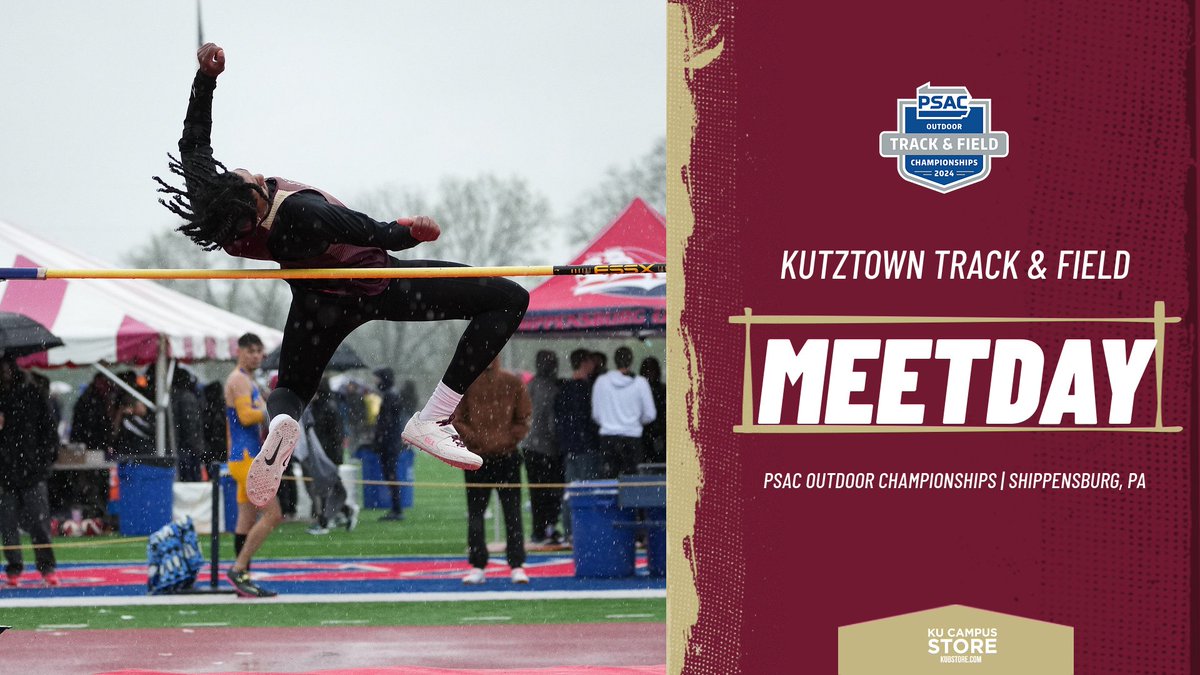 MEETDAY | It's day ✌️ for @KUBearsXCTF at the PSAC Outdoor Championships! #HereYouRoar

📊bit.ly/3Qr230i
📺bit.ly/3f8ovuY
