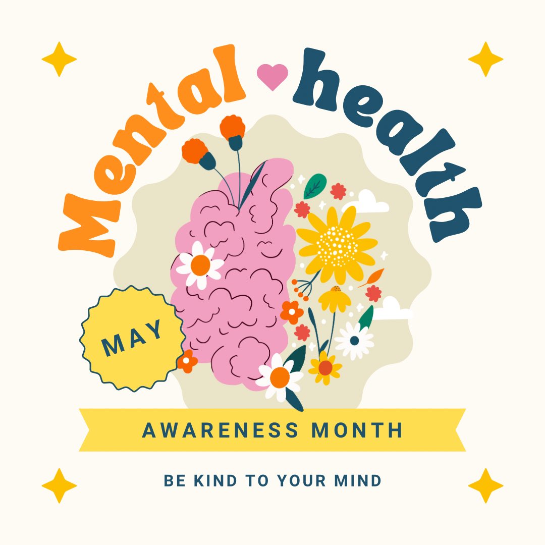MAY is Mental Health Awareness month. Suffering in silence is NO longer an option. 🏋️Stay Active 🧠Practice Mindfulness 🫱🏻‍🫲🏼Connect with Others 🩷Don’t hesitate to reach out to a counselor, therapist, or mental health professional. Seeking help is a sign of strength, not weakness.