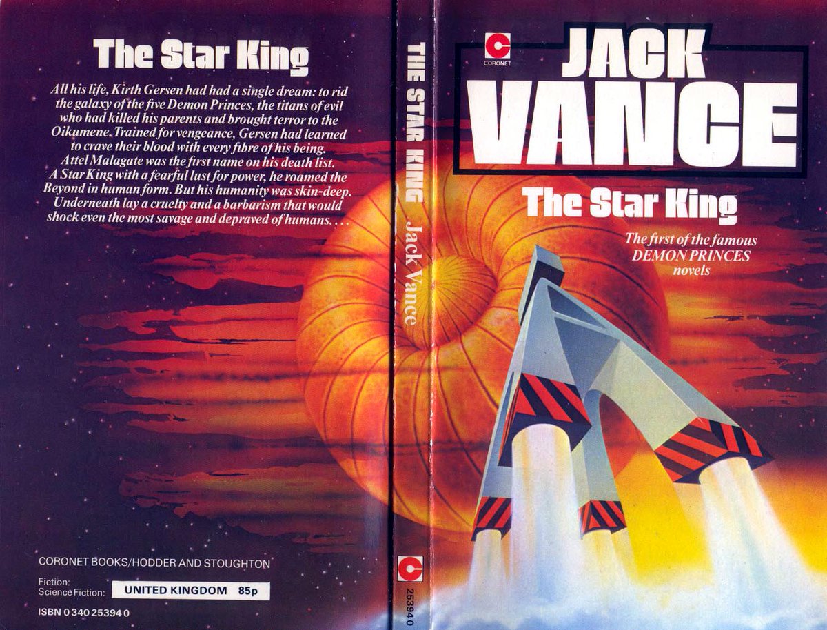 Jack Vance, Star King, Coronet, 1980. Cover uncredited. Demon Princes series no. 1. #BookCover #JackVance #Coronet #star #king #demon #prince @thatsgoodweb @afrocosmist @retroscifiart @doberes