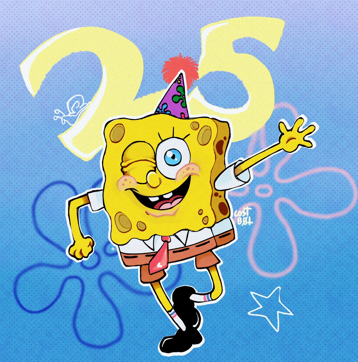 Birthday bob!

#25yearsofSpongeBob