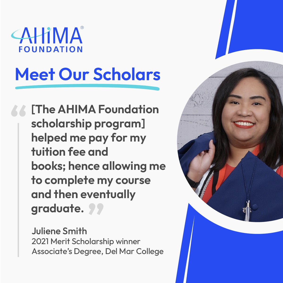 AHIMA Foundation (@ahimafoundation) on Twitter photo Since 1991, the AHIMA Foundation has provided merit scholarships to students pursuing degrees in health information or health informatics. Your donation to the program empowers aspiring professionals.
Help shape the future: hubs.la/Q02vLlzN0 
#AHIMAFoundation #Scholarship Since 1991, the AHIMA Foundation has provided merit scholarships to students pursuing degrees in health information or health informatics. Your donation to the program empowers aspiring professionals.
Help shape the future: hubs.la/Q02vLlzN0 
#AHIMAFoundation #Scholarship