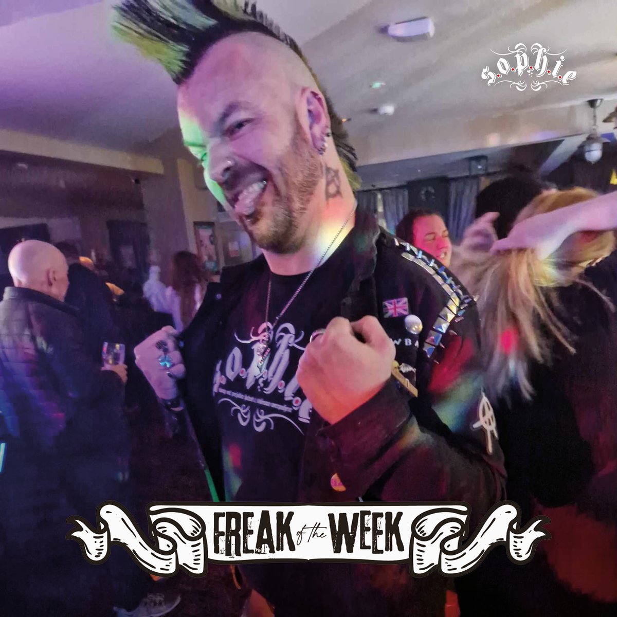 Freak of the Week this week, is Matt - rocking a Sophie logo tee! 😍🖤 Thanks for the support Matt! Keep the photos coming if you want to be featured 😊 #wearesophie