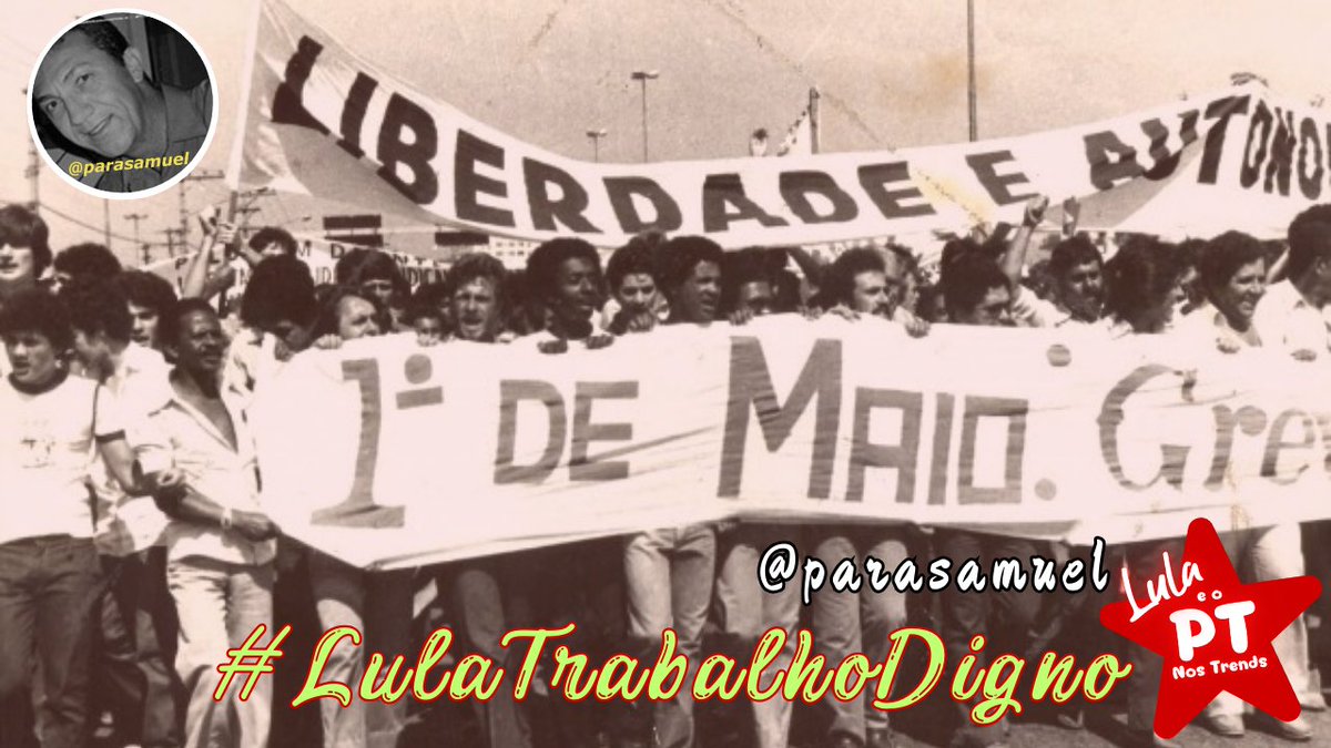 A liberdade que vivemos é fruto de muita luta. Hoje é dia de comemorar, e também de refletir sobre nossas conquistas: 1° de maio, Dia dos Trabalhadores e das Trabalhadoras, parabéns! ✊️
#LulaTrabalhoDigno