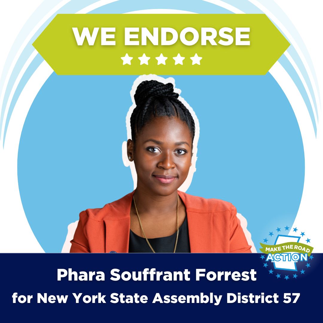 Today our members PROUDLY endorse @phara4assembly for re-election. She continues to champion the rights of tenants, as well as expanding access to healthcare & reforms to the carceral system. This year, let’s get even more legislation passed!