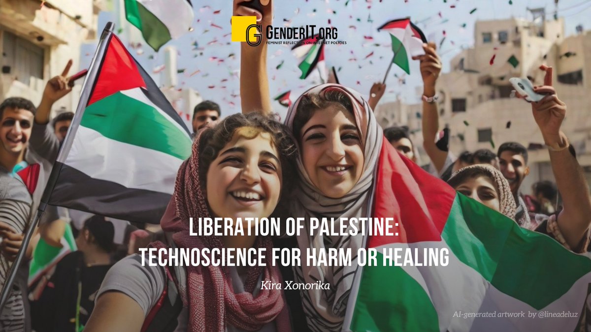 'The potential of technology for worldbuilding extends far beyond the realms of fiction and entertainment, touching upon the very fabric of our reality and the futures we can imagine and create.' @xonorika writes, genderit.org/feminist-talk/… #FreePalestine