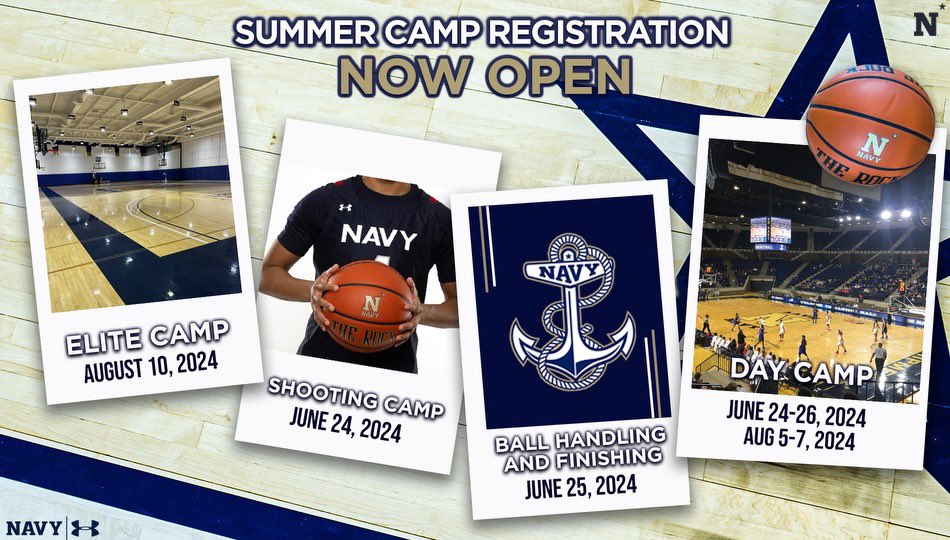 Can’t wait for Navy WBB camps this summer!!! Let’s get it!!! 😎⚓️🏀☀️