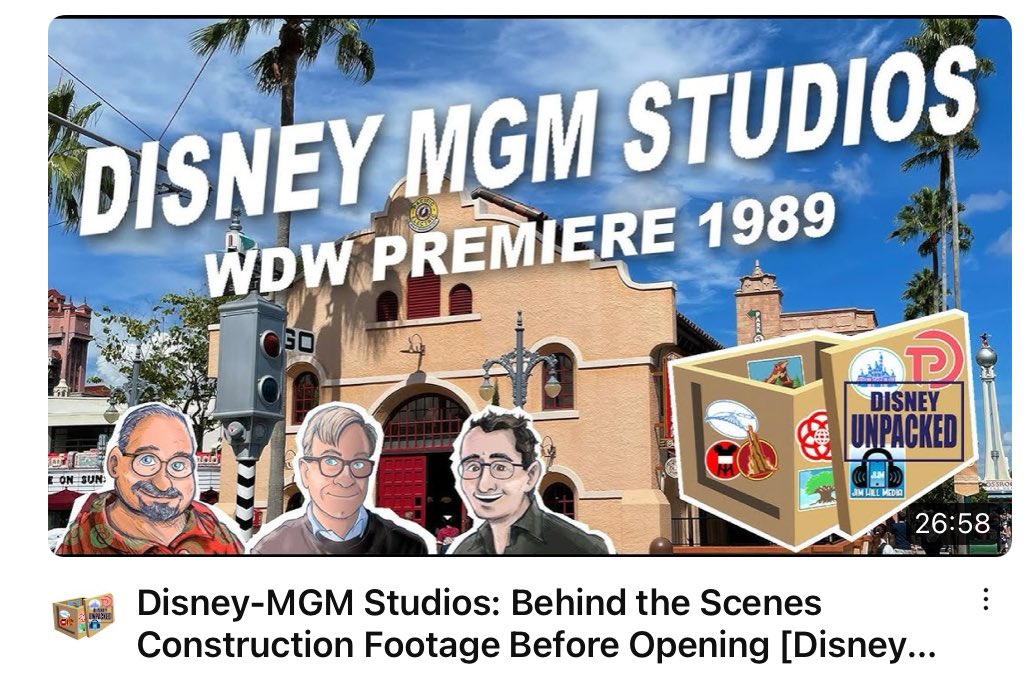 Disney-MGM Studios: Behind the Scenes Construction Footage Before Openin... youtu.be/D_asPLNrBfc?si… via @YouTube Celebrating the Disney MGM Studios which opened 35 years ago. #Studio35 #DisneyMGM #WDW