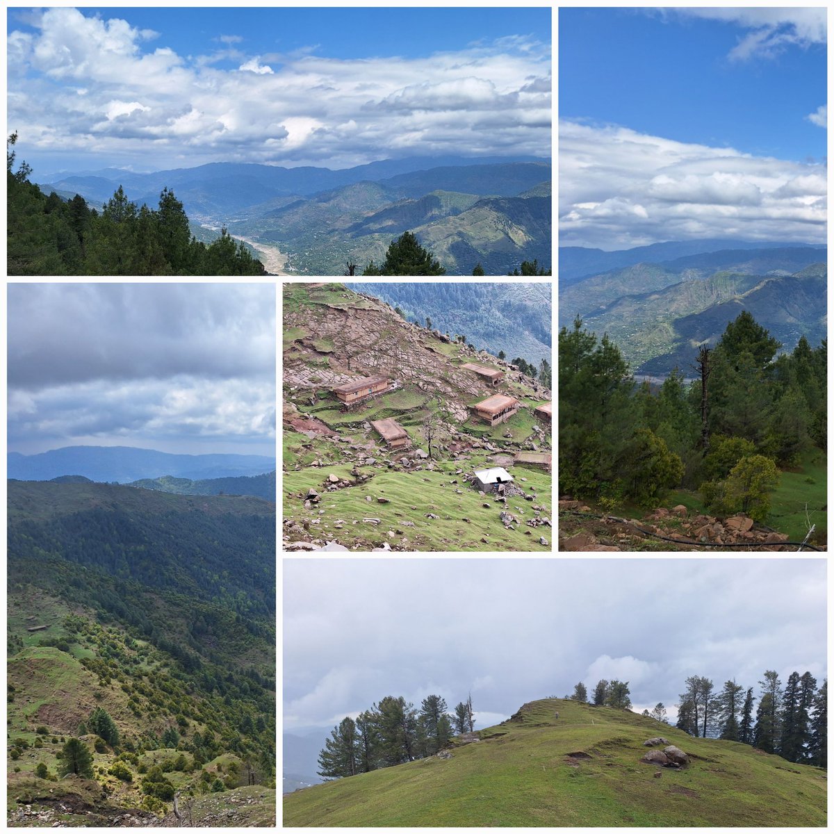Top view from Mountain Tolipir, Rawalakot, Kashmir