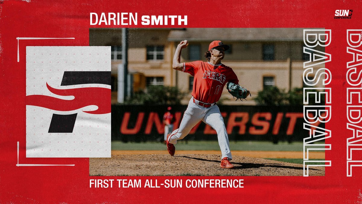 Congratulations to Darien Smith for being selected to First Team All-Sun Conference!

#FuelTheFire🔥