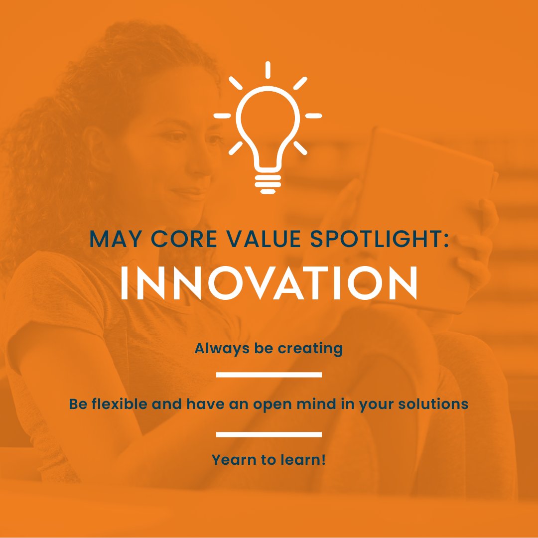 How do you infuse INNOVATION into every day? 💡 INNOVATION is an Entryway Core Value. The flexibility and size of our organization allows us to stay malleable, including piloting #innovative new solutions to help #endhomelessness. More about our values: entrywaytalent.org/our-mission/.