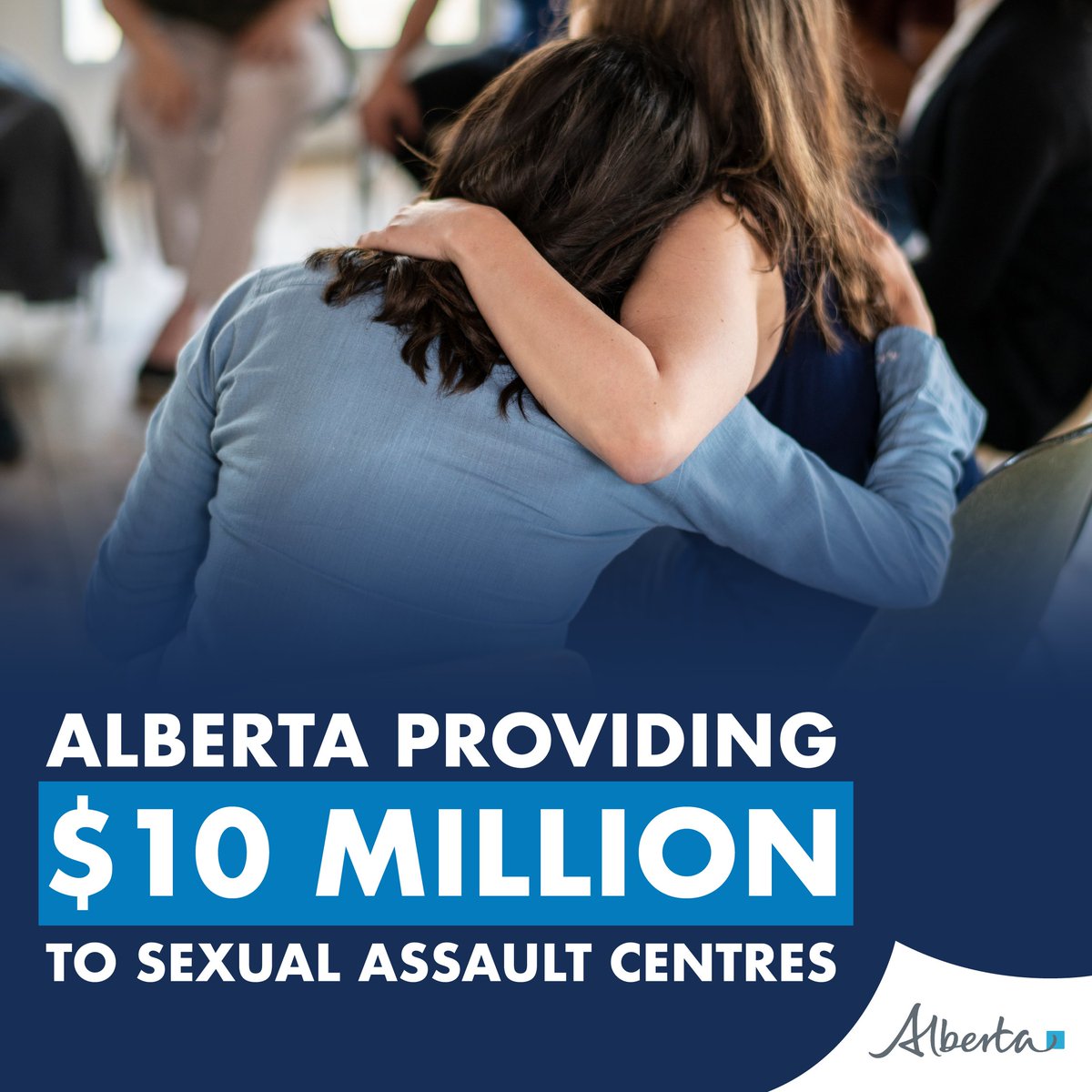 Alberta's government is keeping our promises to protect and support vulnerable Albertans. Yesterday, I was so proud to announce that we're providing an additional $10 million to sexual assault centres. Learn more: alberta.ca/release.cfm?xI… #ableg #abpoli #SVAM