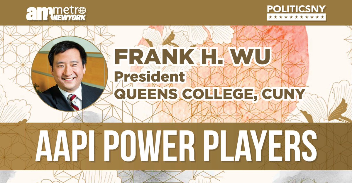President @frankhwu is on the @PoliticsNYnews & @amNewYork/@metronewyork AAPI Power Players List. Read his profile: politicsny.com/power-lists/aa…