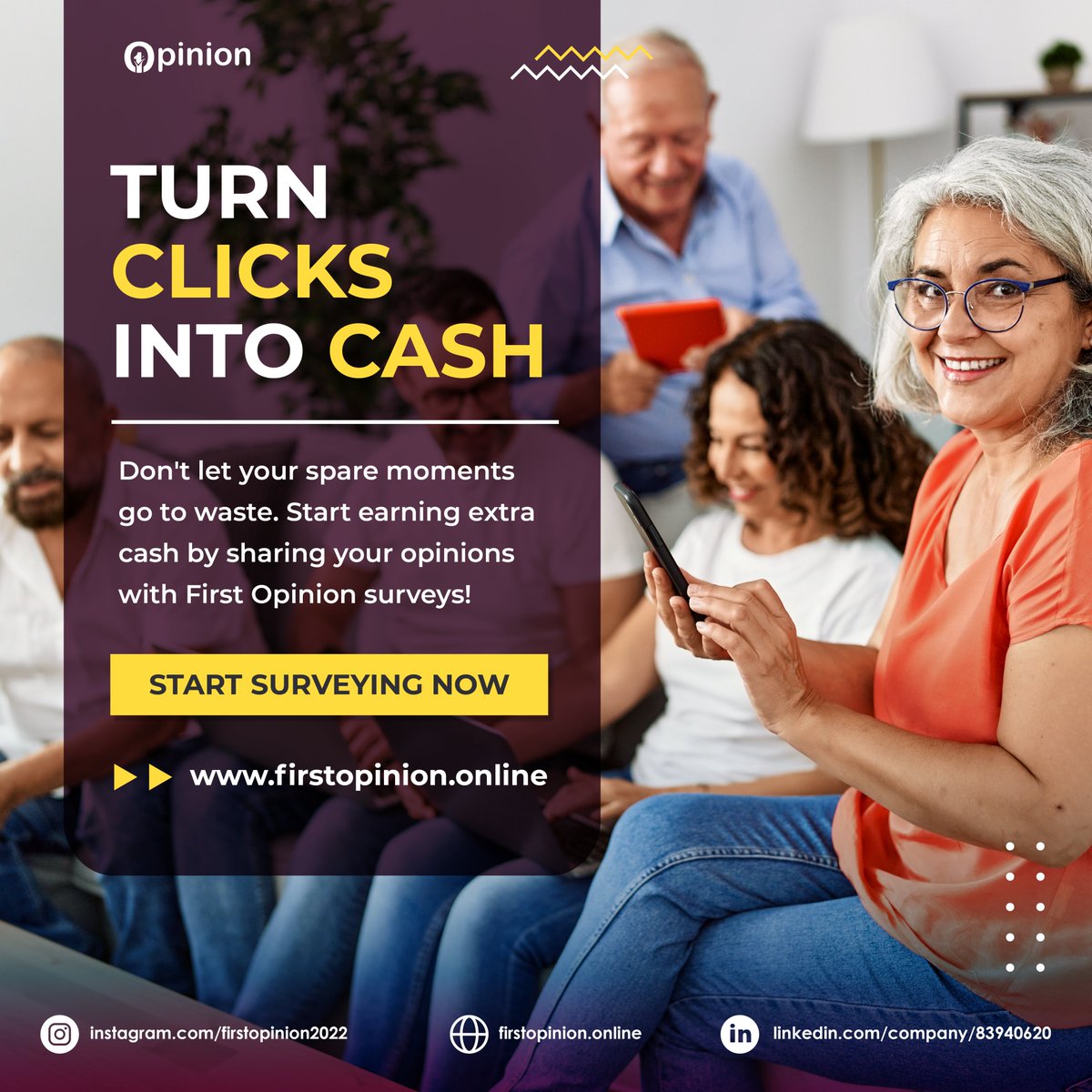 Don't let your spare moments go to waste. Start earning extra cash by sharing your opinions with First Opinion surveys! Join Now : firstopinion.online/Account/Index?…
#PaidSurveys #ExtraIncome #OpinionMatters #OnlineEarnings #CashRewards