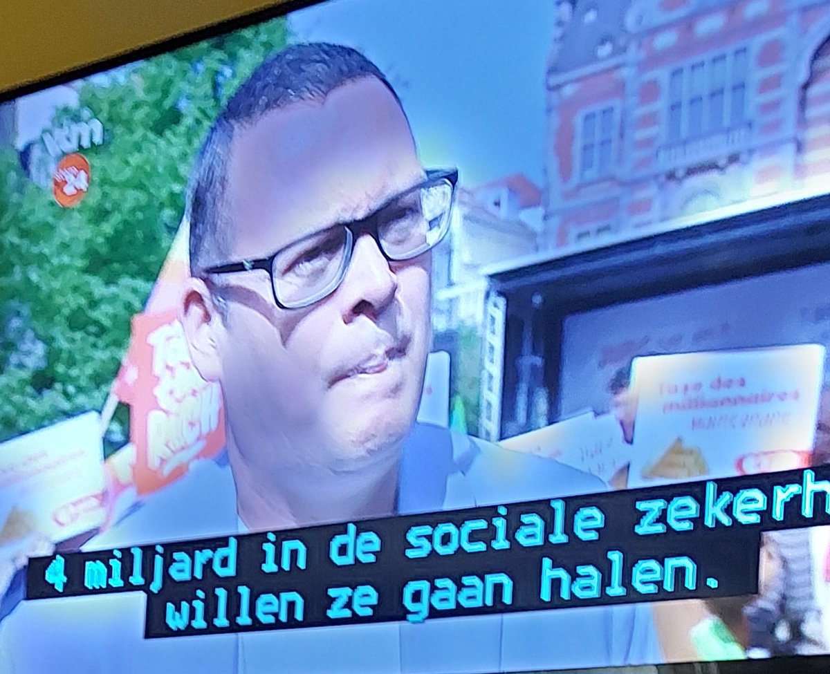 waar gaan jullie het geld halen ... oh ja bij de rijken, dream on @RaoulHedebouw 😑😑 begin dan maar eens met het ontvetten van de ´roverheid´ en postjepakkers, de zakkenvullers, de subsidieslurpers 😖😖 @PvdA @VTMNIEUWS #vtmnieuws @deafspraaktv #deafspraak @terzaketv #terzaketv