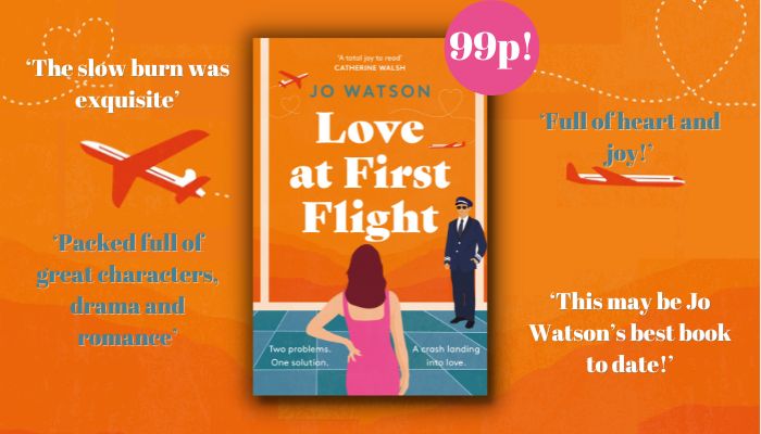 It’s a very good month to be a romance reader!!📚✨ Check out this thread for a list of Eternal ebooks that are just 99p for the month of May, starting off with the witty and charming LOVE AT FIRST FLIGHT by @JoWatsonWrites ✈️🧡 Get it here now: geni.us/FirstFlight