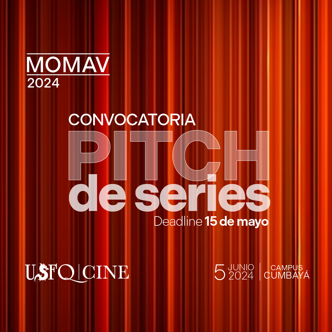 ¡Abierta la convocatoria al Pitch de Series para el MOMAV 2024! Participa en el evento más esperado por estudiantes y profesionales de la industria audiovisual. Fecha límite inscripciones al Pitch: 15 de mayo del 2024 Más información: bit.ly/4ba4yvM #USFQArteYDiseño