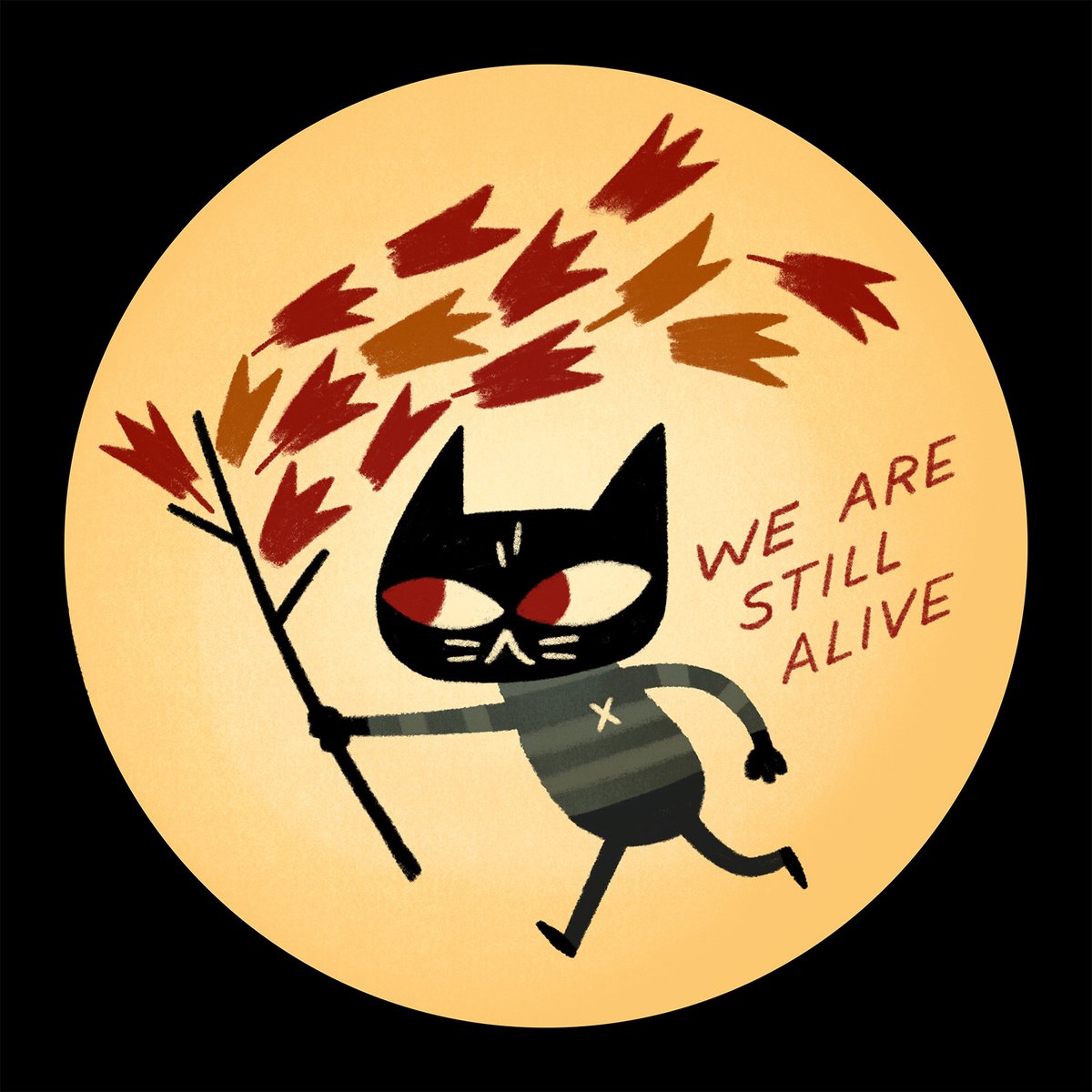 bombsfall's tweet image. flag cat through the years