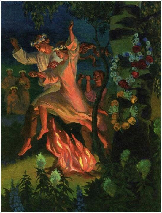 #WyrdWednesday 

Our ancestors believed that Beltane was a time when the veil between the worlds of the living and the dead was at its thinnest, allowing spirits to cross over and mingle with mortals.