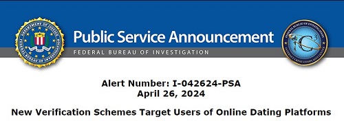 The FBI warns of 'free' online verification service schemes in which fraudsters target users of dating websites and applications (apps) to defraud victims into signing up for recurring payments. Learn about how the scheme works & tips to protect yourself: ow.ly/n8MO50RtXkn