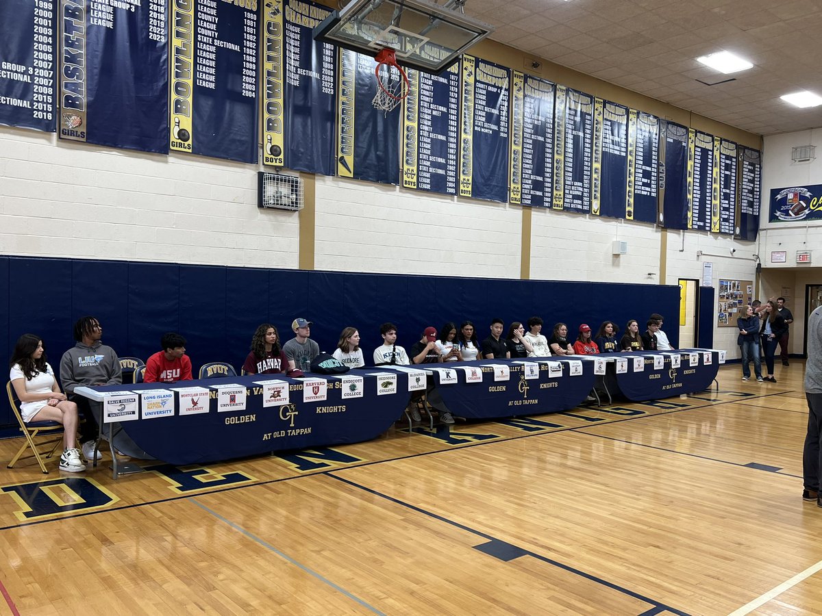 Congratulations to our Golden Knights. We have 23 student athletes going on to compete at the next level. It’s a Great day to be a Knight!