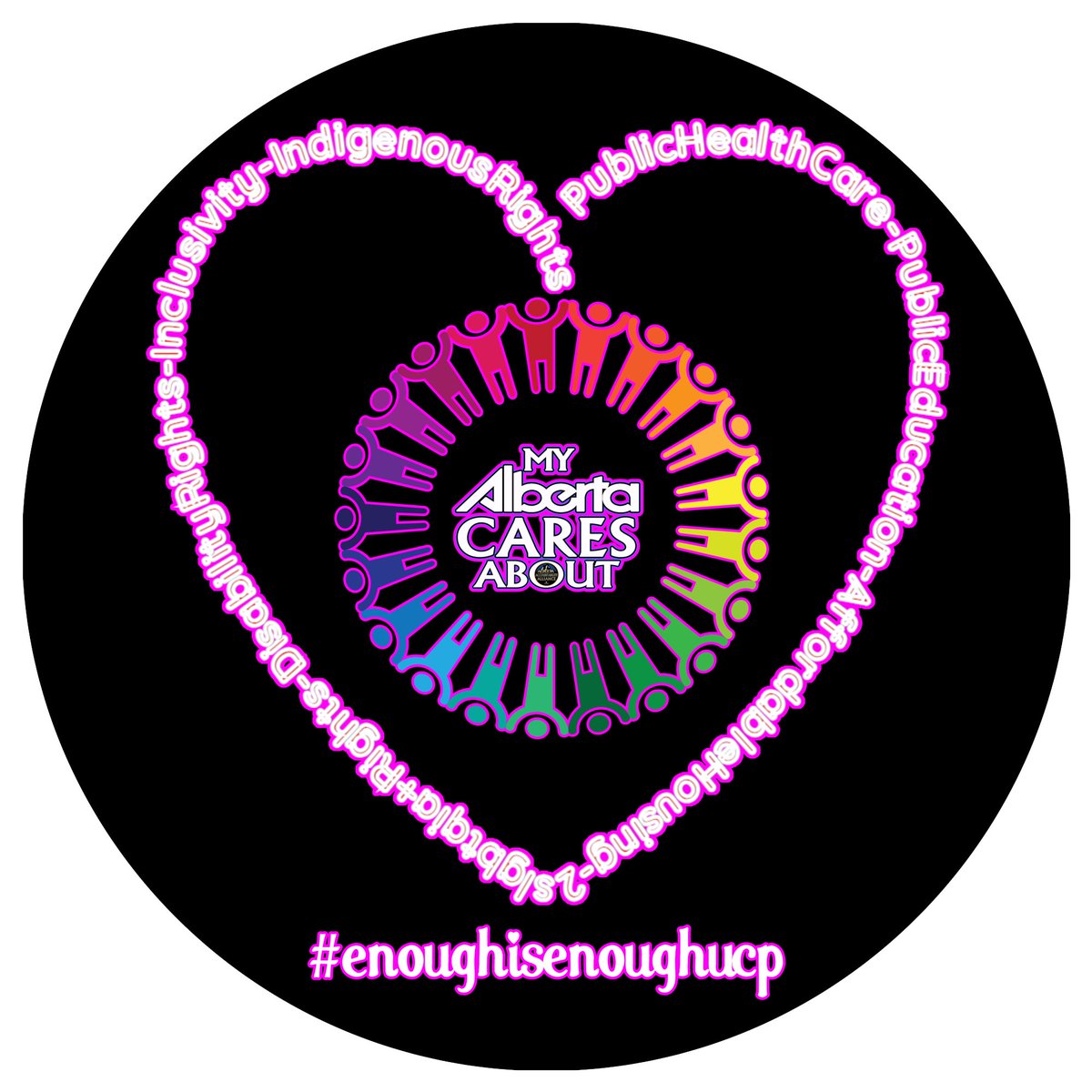 If you're ready to put your whole ♥️🫶into the #pinkandblack attack against #abpoli #ableg #Authoritarianism

Welcome to #EnoughIsEnoughUCP 
Here's a free pic for your socials.  

If that's not enough, you can always 
#ShoptoSupport 👇

abpoli.ca/myab-cares-eno…

#abaccountability