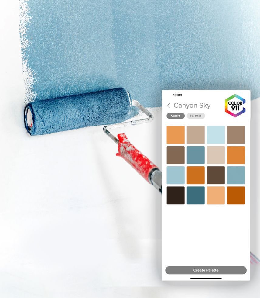 Decorating your home just got much easier! Start w a #paint #color you love, find a #color theme in the #Color911 #app to see what #colors look great w it! Find your #inspiration: Color911.com #diy #diydecor @HouseBeautiful #homedesign #homedecor #design #interior