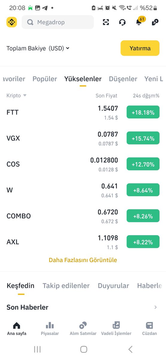 #ftt @ftx de anlaşılan haberler yakın ama bu fiyatlar çok ucuz haberleri buradan verip mallandirmazlar kimseyi 15$ ilk hedef oradan ard arda haberler verilecek @bitcoin #btc