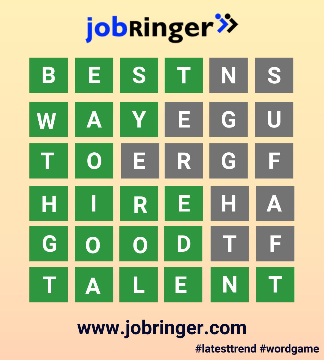 Best way to hire good talent
.
.
.
#hiring #job #jobringer #jobsearch #jobseekers #work #jobs #career #marketing #jobfair #careers #nowhiring #jobvacancy #jobopportunity #nowhiring #career #hiringnow #work #resume #jobopening #jobhunt #applynow #jobopportunity #vacancy