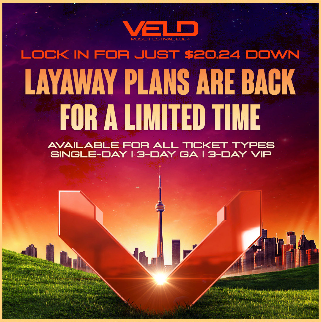 🚨 Payment/Layaway plans are back! 🚨 Pay $20.24 down to secure your 2024 festival tickets - with the remainder split between 2 equal payments leading up to the festival. This offer ends May 8th, 2024 @ 11:59PM EST veldmusicfestival.com #VELD2024
