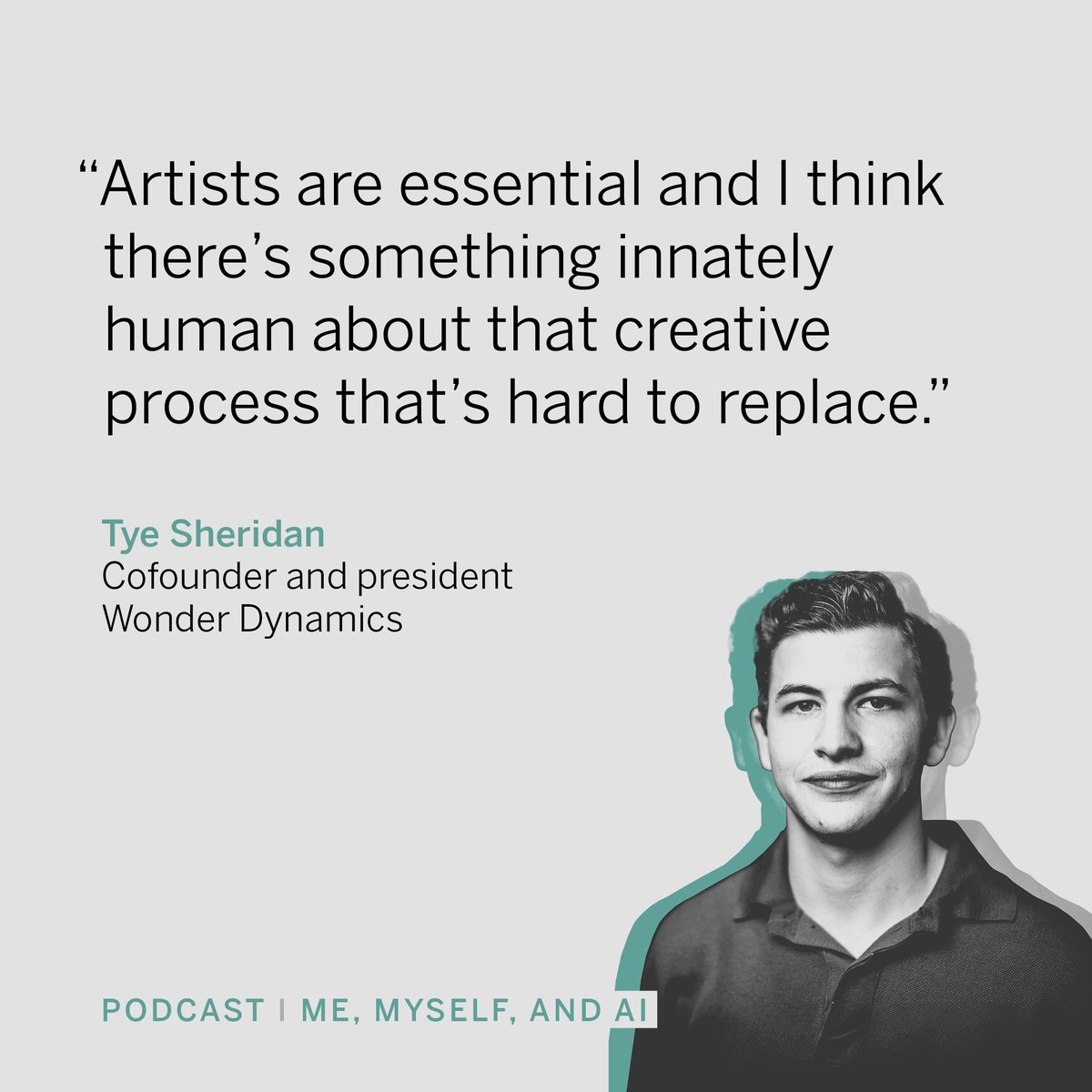 🎬 Lights, AI, Action! @WonderDynamics uses AI to unlock new creative possibilities in filmmaking, transforming 2D videos into 3D animations at reduced costs and reshaping Hollywood’s methods. Listen to Tye Sheridan, actor & co-founder, to learn more. on.bcg.com/4bgJG5T