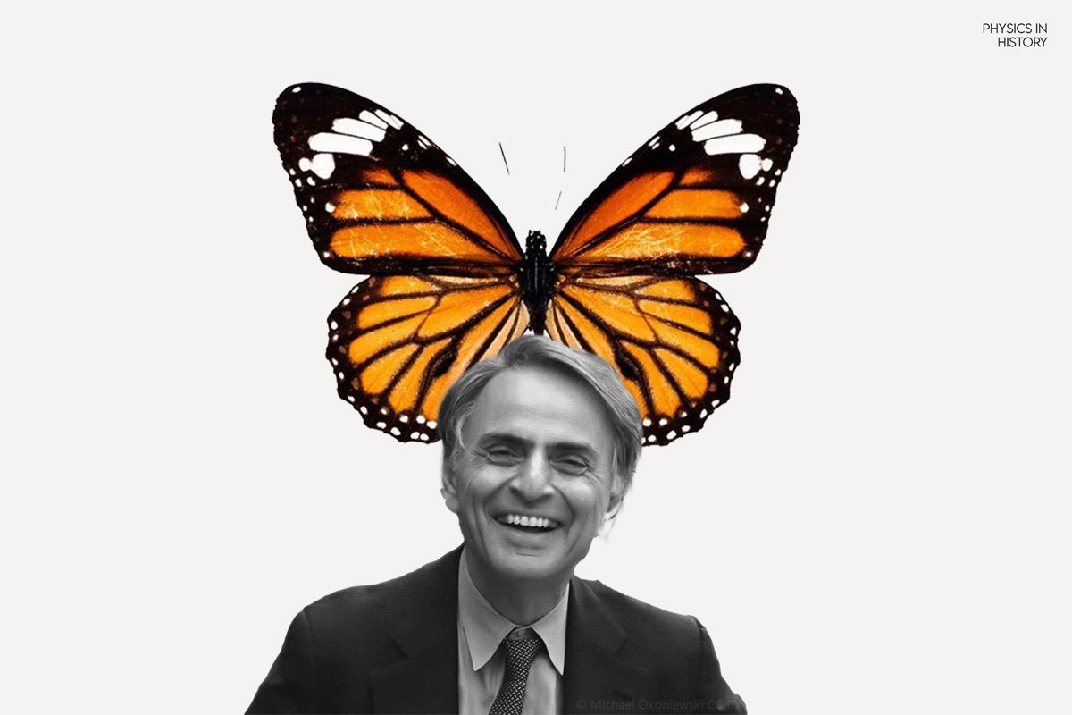 'We are like butterflies who flutter for a day and think it's forever.' - Carl Sagan, in Cosmos (1980)