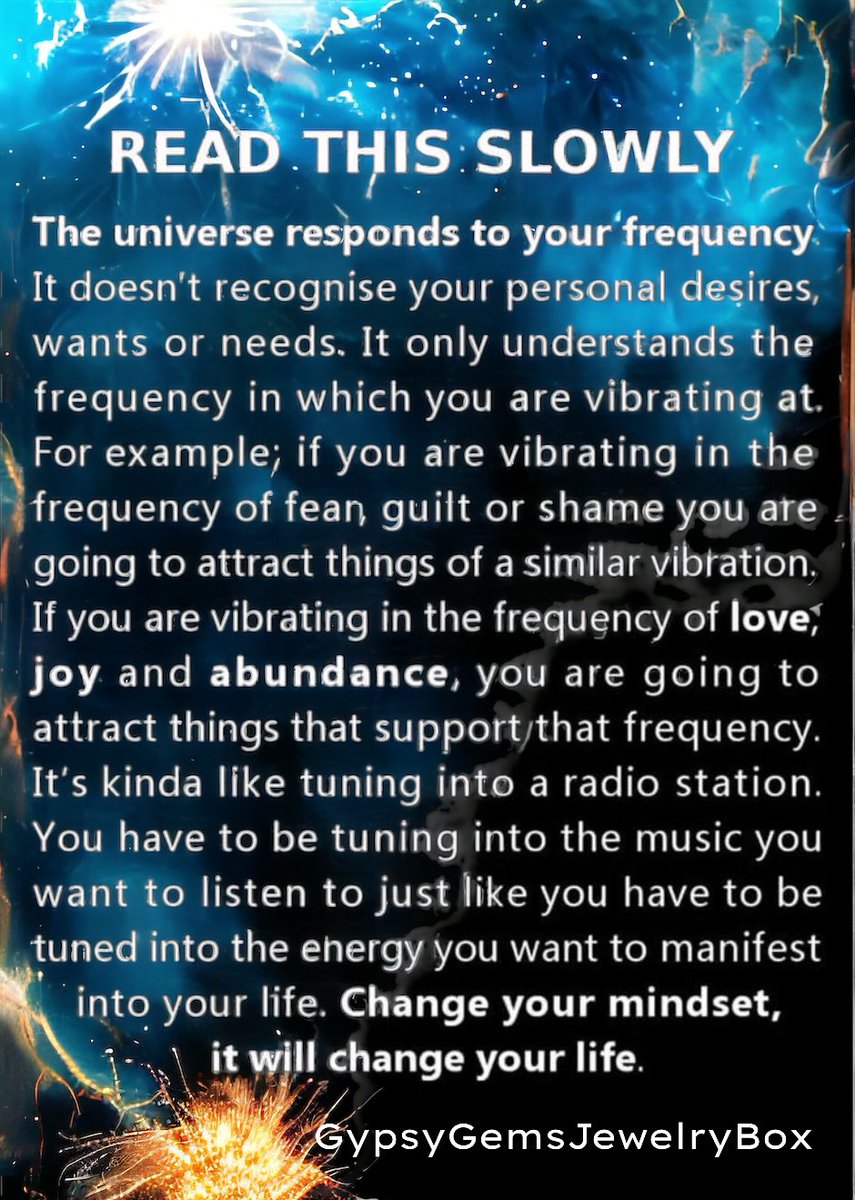 GypsyGemsJBox's tweet image. We attract what we think!