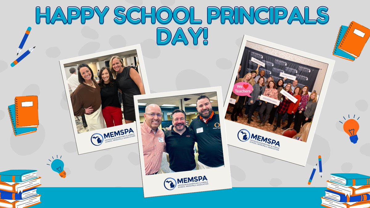 Happy #SchoolPrincipalsDay! Thank you to our MEMSPA Principals who work tirelessly to create a safe and supportive learning environment for our next generation. Treat yourself today by registering for one of our upcoming events at memspa.org/events! #WeLeadMi #MEMSPA