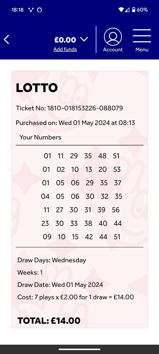 @TNLUK Can someone please tell me how the hell these are suppose to be 'random' lucky dips? 

I'm calling BS on lucky dips 

#NationalLottery