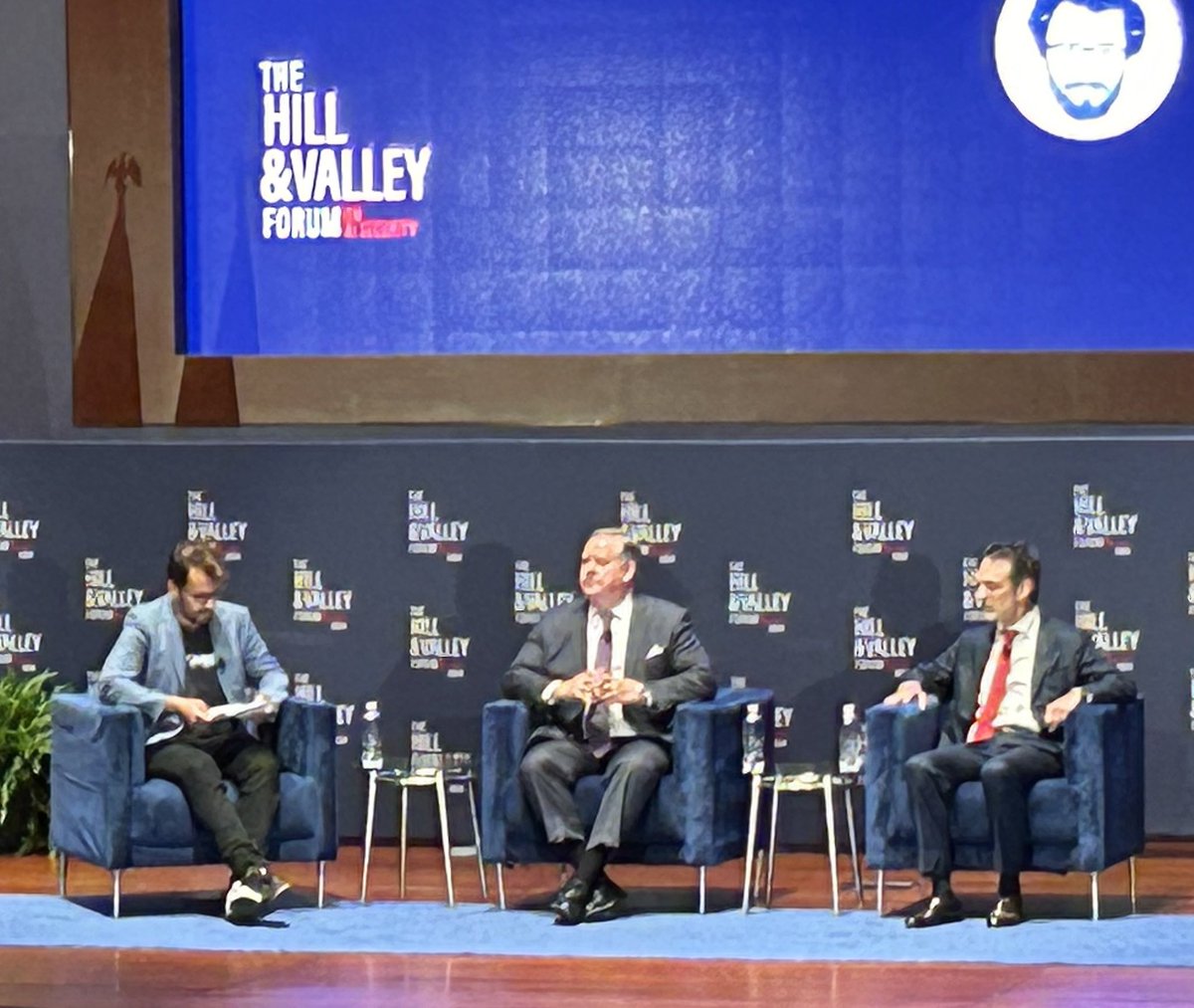 Great AI discussion and crowd at Hill and Valley Forum today getting into tough policy issues on tech and national security. Speed wins!