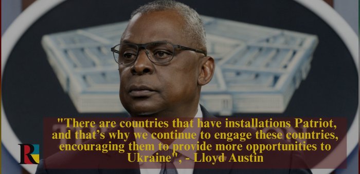 🇺🇸🇺🇦 'Air defence has long been one of the things that we have emphasized time and again. There are countries that have PATRIOT, and that’s why we continue to engage these countries, encouraging them to provide more opportunities to Ukraine', - Lloyd Austin