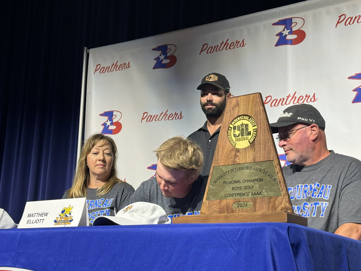 Bullard Signing Day Continued: Alyssa Bryant, Jacksonville College soccer/track/cross country; Matthew Elliott and Kyle Schneider, LeTourneau golf.