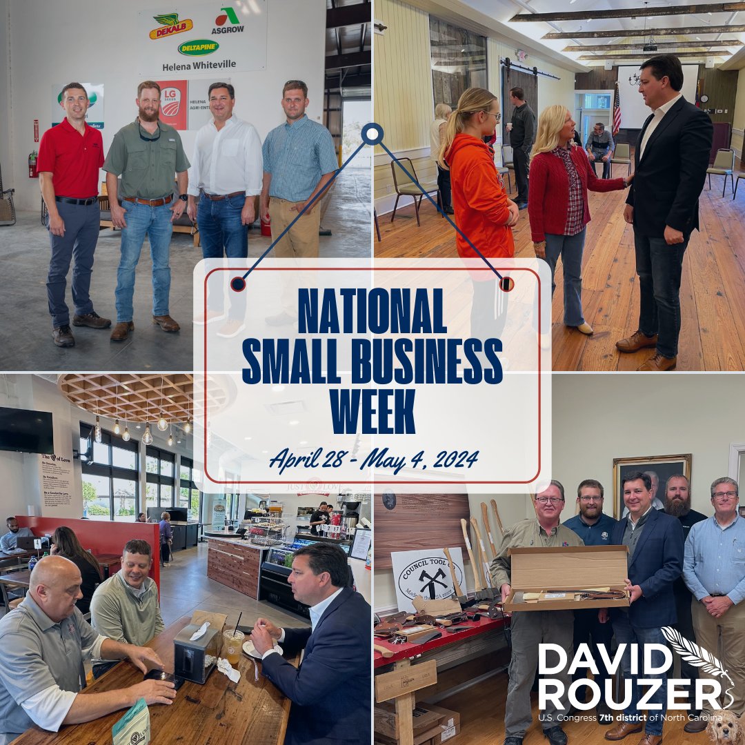 It’s National Small Business Week! Don’t forget to shop local and celebrate the small businesses who power every community in Southeastern North Carolina and across the country.