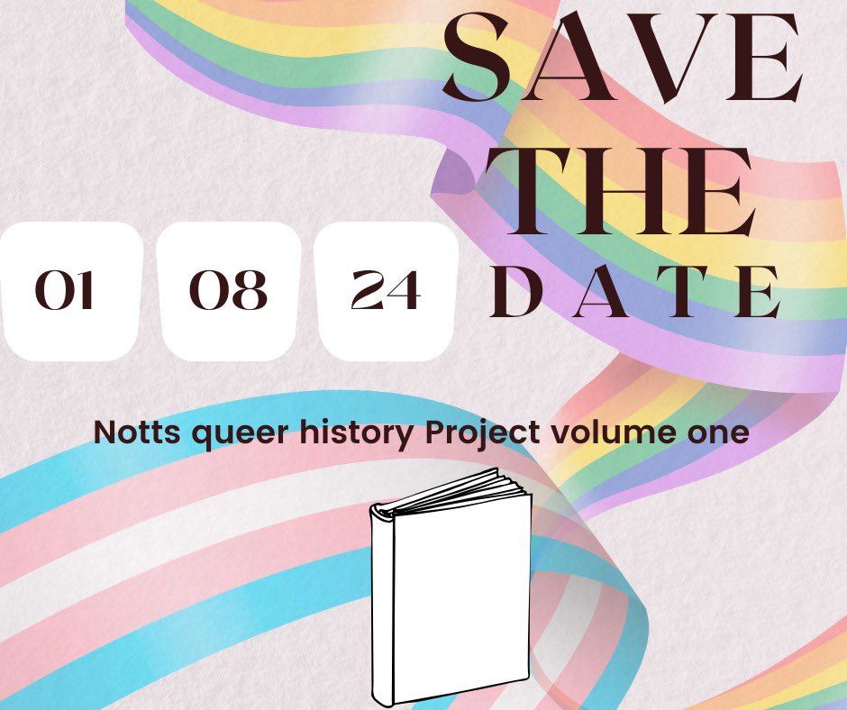 CJDeBarra's tweet image. Save the Date! My book: Queer Nottingham Volume One 1960-1989 is out Aug 1st with @FiveLeavesBooks 

Over 140 interviews, 8 archives from London to Liverpool and 2 years of my life. Let’s do this.

As part of the exhibition of LGBT+ material @SparrowsNestLib in @BroadwayCinema