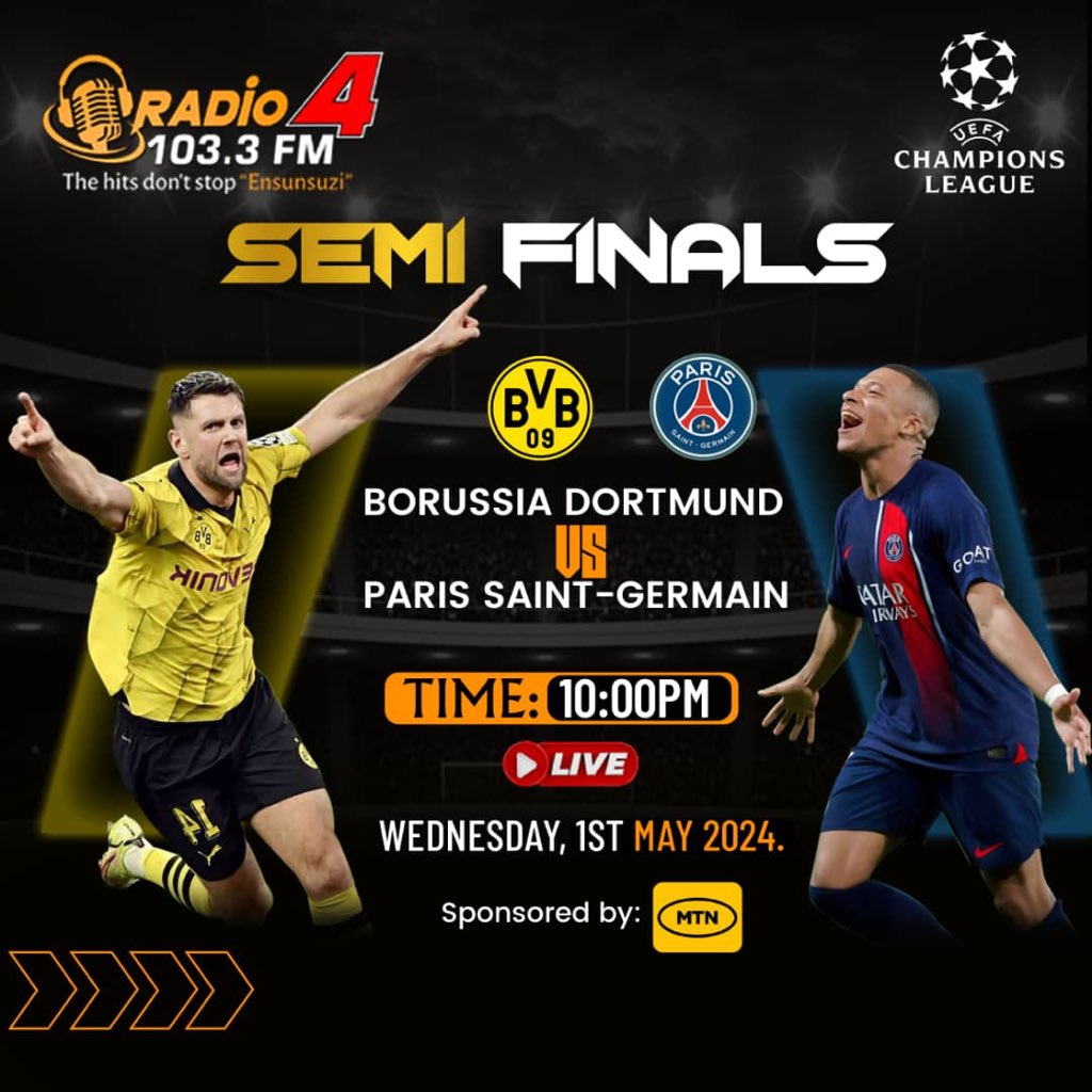 Don't miss the action tonight! Who are you backing to win the first leg? #ChampionsLeague || #Radio4UG