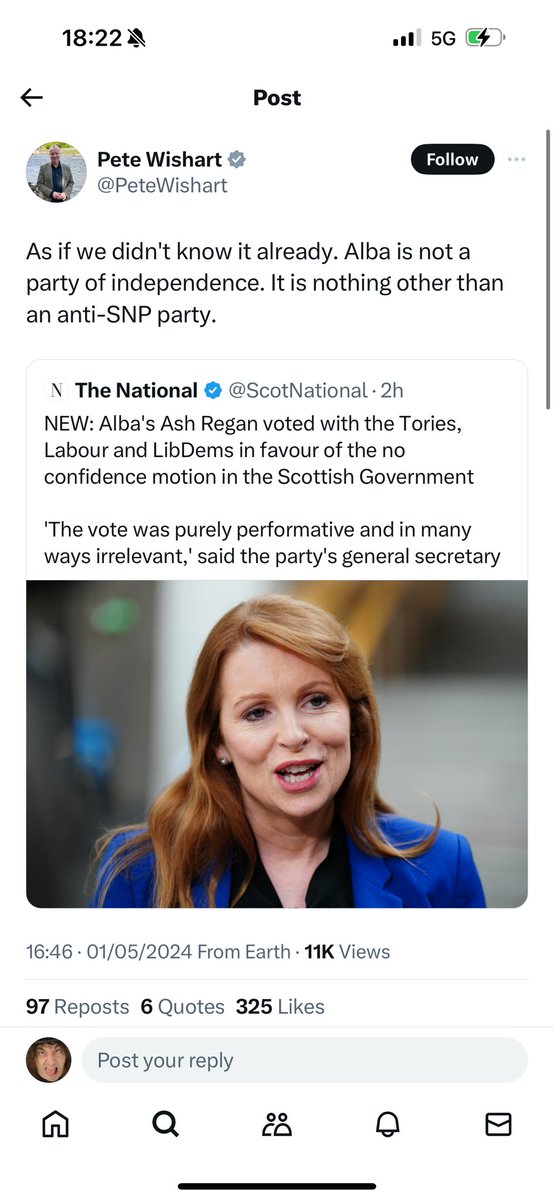 Oh I see. This bin fire is all Alba’s fault. Nothing to do with the Greens. No siree.
