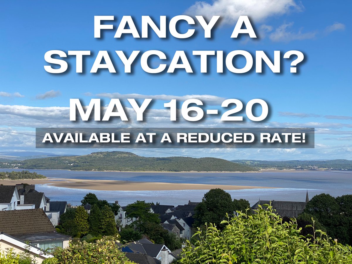 Fancy a Staycation in the Lake District? 🇬🇧 Cragg View is available for a few days later this month. Treat yourself and the family to a spectacular getaway in Grange-over-Sands! Book now for a great rate!: linktr.ee/craggview #lakedistrict #grangeoversands #staycation #vrbo