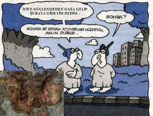 Bugün Elden Ring'te yaşadığım şey heheuhehe