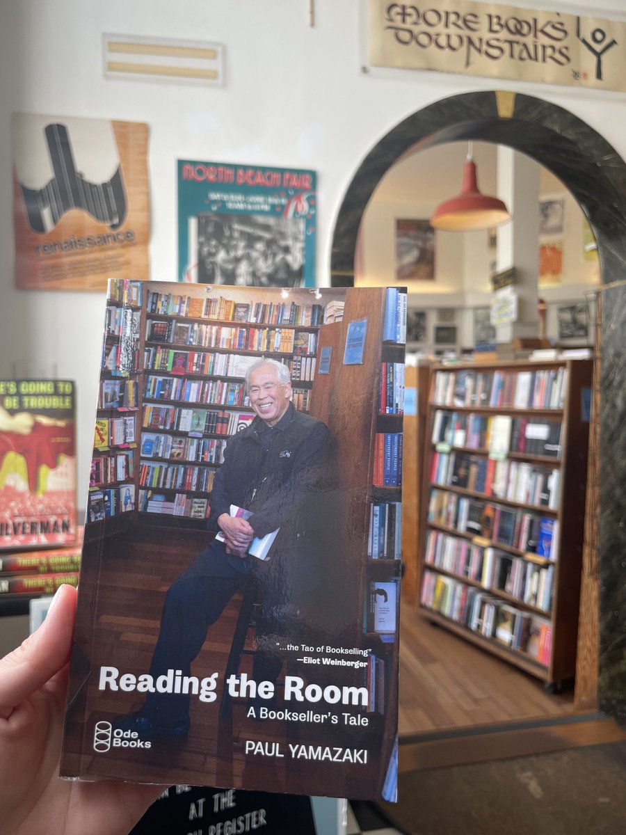 Tonight: We hope to see you at @CityLightsBooks, where beloved book buyer Paul Yamazaki will be in conversation with our editor @ovillalon about Paul’s new book, “Reading the Room: A Bookseller’s Tale.” citylights.com/events/paul-ya…