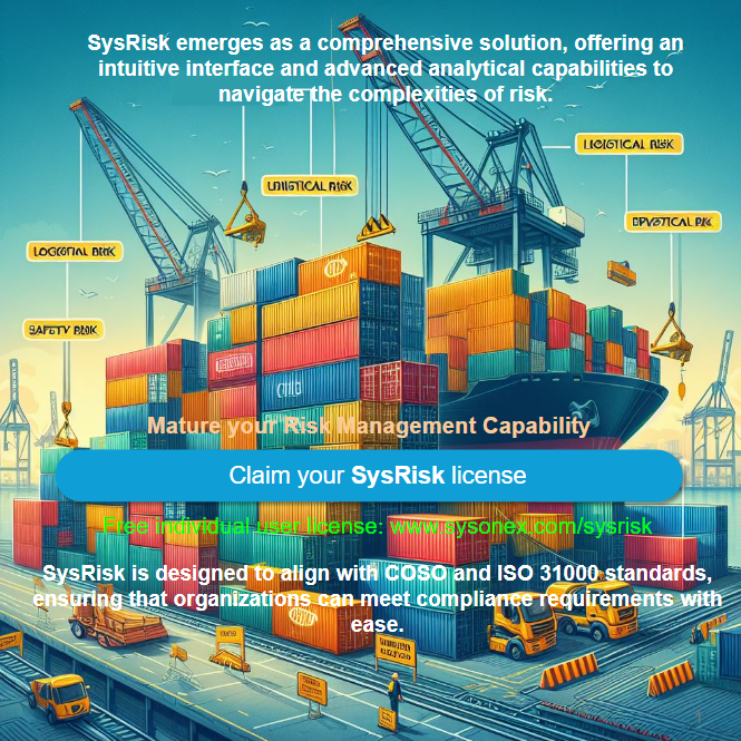 JAM_Mondol's tweet photo. Remember, effective risk management isn’t just about checkboxes; it’s about shaping your organization’s future. Let Sysonex be your partner in risk excellence! Free license registration: https://t.co/ALNrC1doWp https://t.co/3tXNw8soq8
