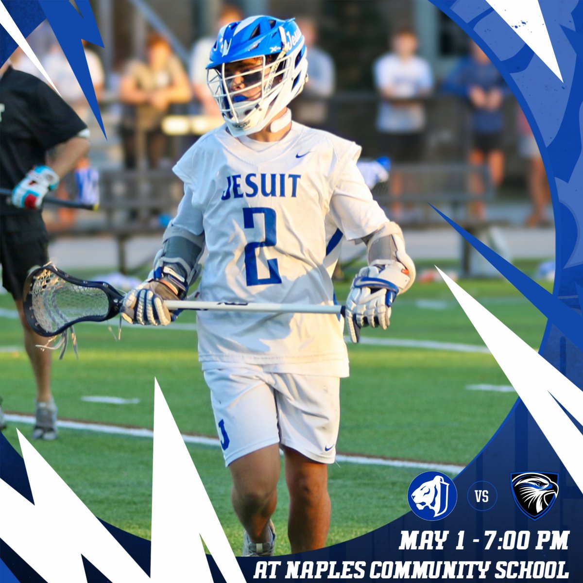 A big matchup tonight! Jesuit travels to face Naples Community School in the Region Semifinal, go Tigers! #AMDG #GoTigers