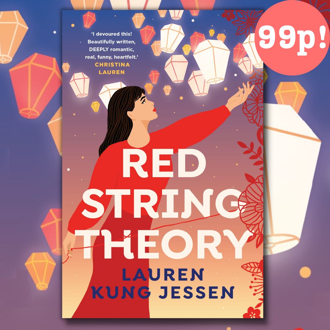 @JillShalvis Just a date . . . or a twist of fate? 🫣 Science meets art in RED STRING THEORY, the delightfully swoony romance of fate and second chances by @LaurenKJessen 🏮🧵💫 Get the ebook for just 99p this May! geni.us/RST-LKJ