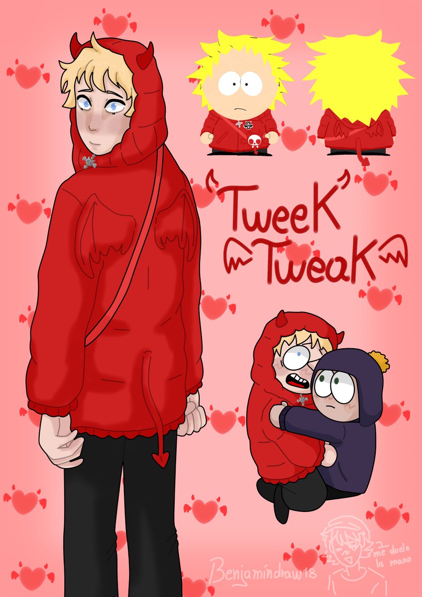 Lo volví a dibujar, me quedo lindo
#TweekTweak #spTweek #spcreek #southparkfanart