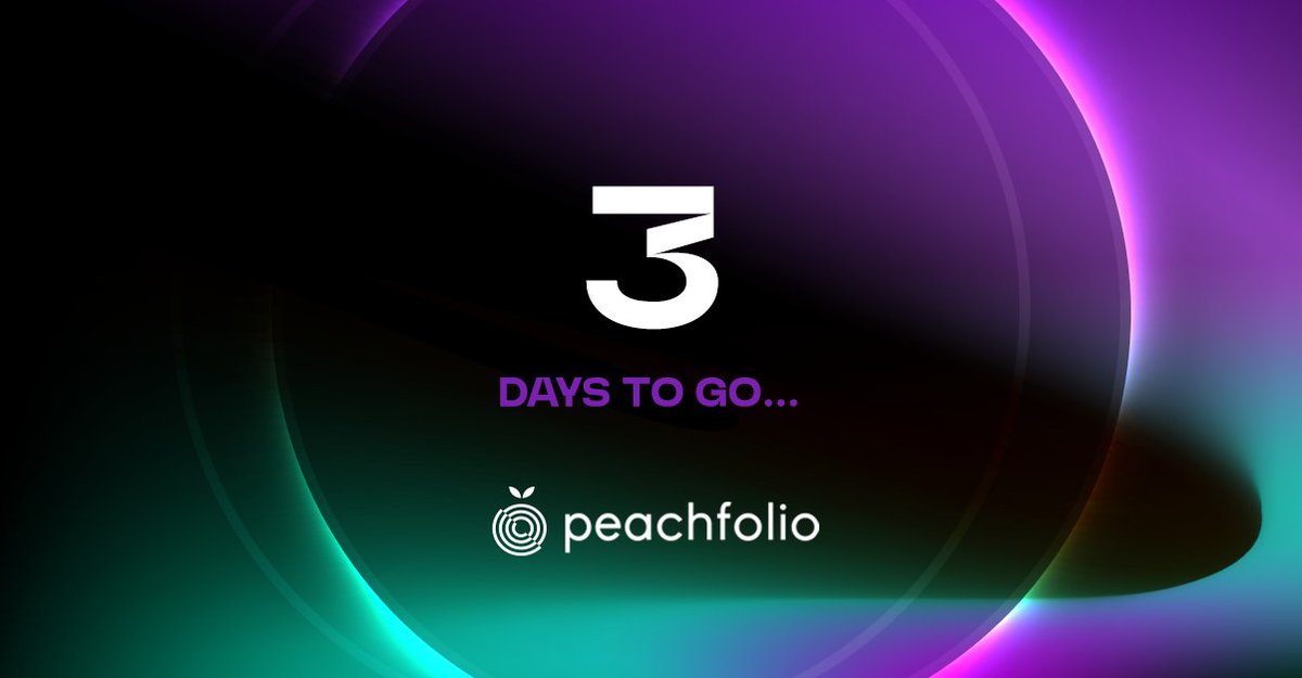 The countdown has begun until our #Solana integration!

Lots of announcements to come.

Download and try the #peachfolio app on App Store & Google Play for free!

The only mobile app to track your tokens from the moment they launch.

#Definews #ETH #Polygon #SOL #BNB #peachfolio