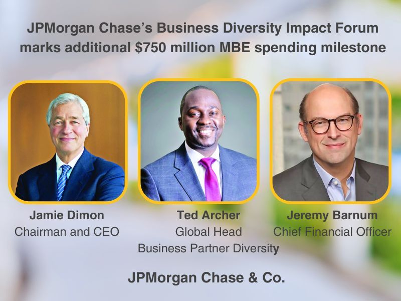 JPMorgan Chase & Co.'s Business Diversity Impact Forum shows what's possible when leadership commits to change. #MinorityBusiness #SupplierDiversity buff.ly/3wopLDg